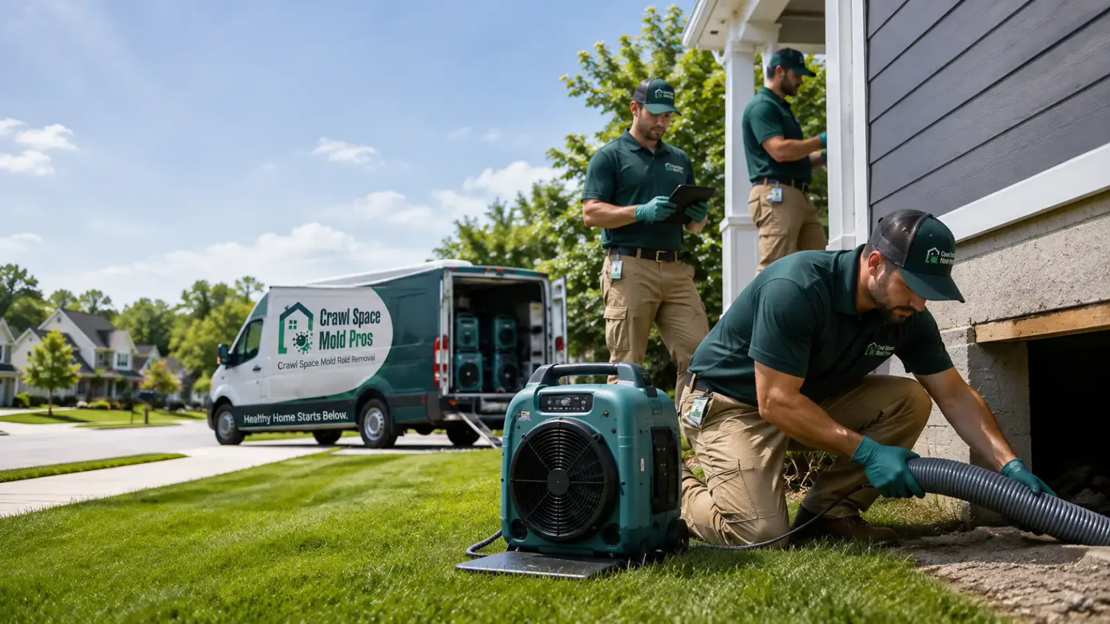 Crawl Space Mold Removal in Alexander, IA